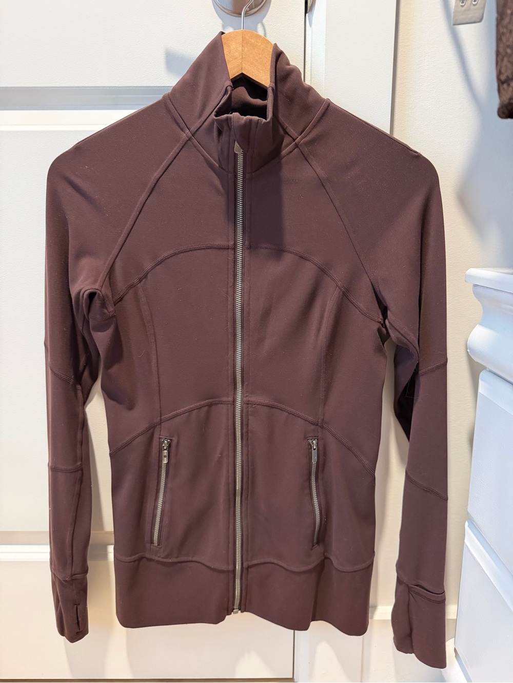 Lululemon Women's Full-Zip Plum Sweater